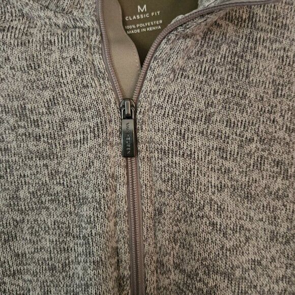 Van Heusen Flex Long Sleeve 1/4 Zip Soft Sweater Fleece Men’s MED - Picture 2 of 5